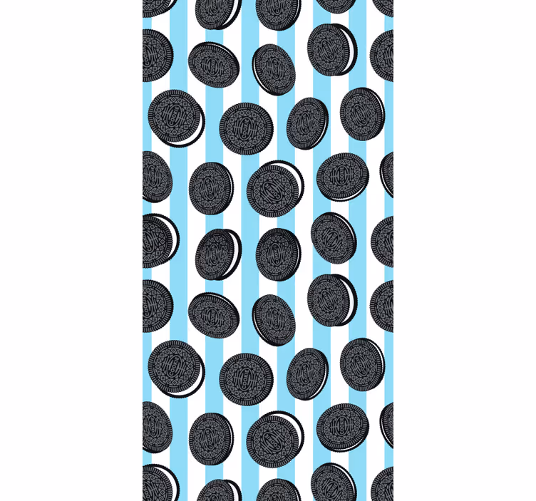 Tapetas virtuvei oreo dryžuotas raštas - „Tenstickers“