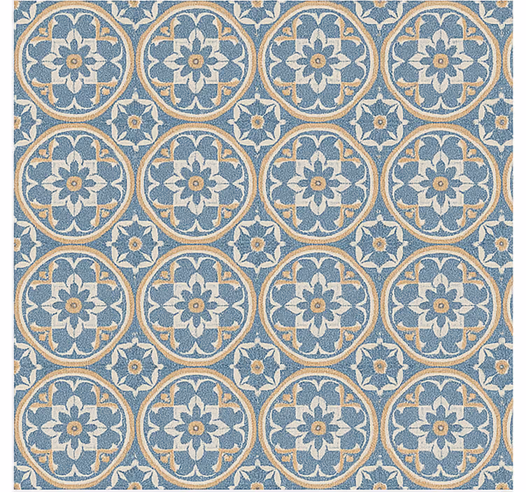 Gyvenamojo kambario tapetas azulejo stiliaus kilimėlis - „Tenstickers“