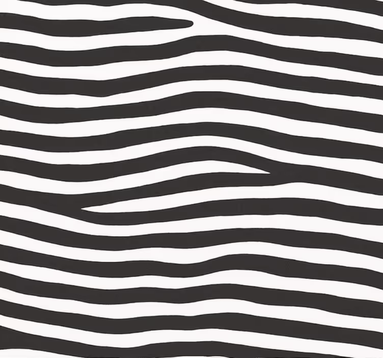 Pagrindinio miegamojo tapetas zebra rašto tekstūra - „Tenstickers“