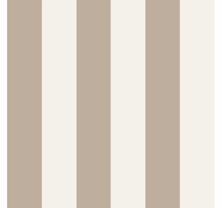 Pagrindinio miegamojo tapetas taupe juostelėmis - „Tenstickers“