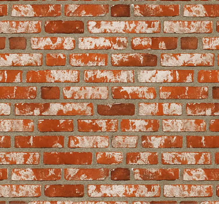 Gyvenamojo kambario tapetas 3d plytų raštu - „Tenstickers“