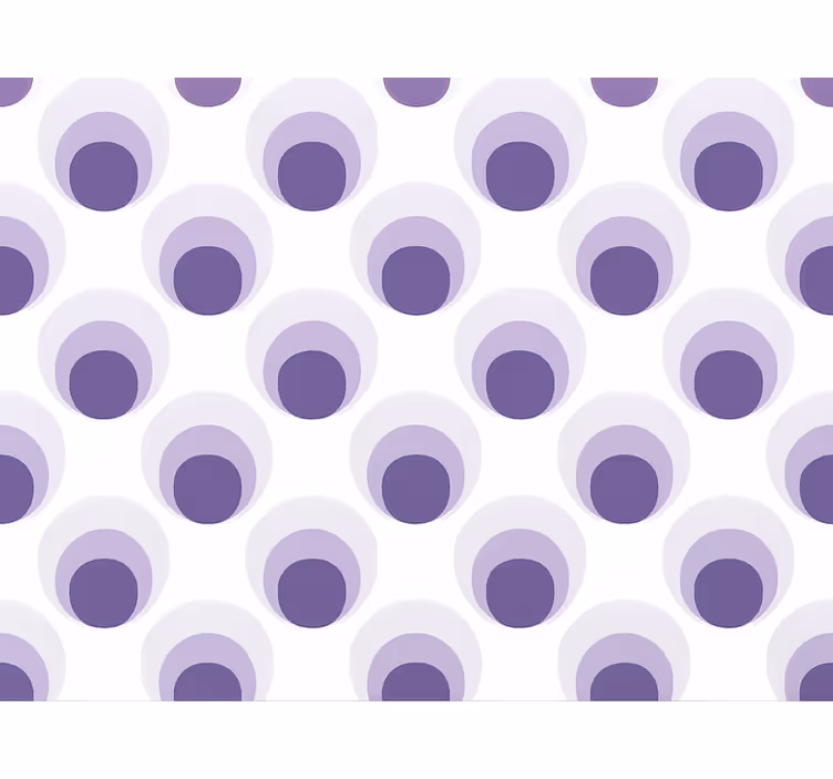 Gyvenamojo kambario tapetas violetinių apskritimų sluoksniai - „Tenstickers“