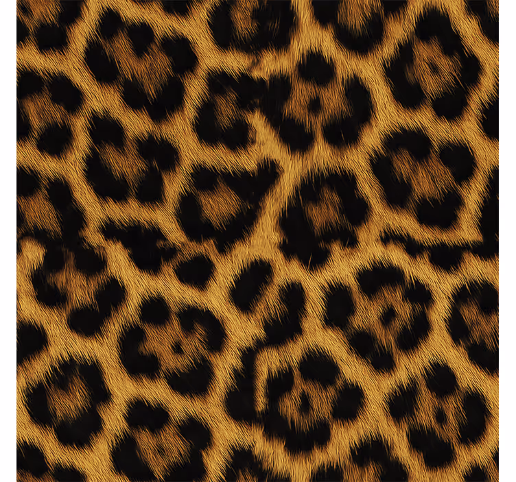 Pagrindinio miegamojo tapetas leopardo pūkuotas raštas - „Tenstickers“