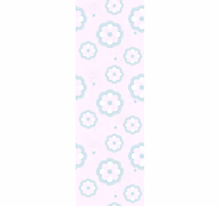 Tapetas miegamajam rožinė shabby chic raštas - „Tenstickers“
