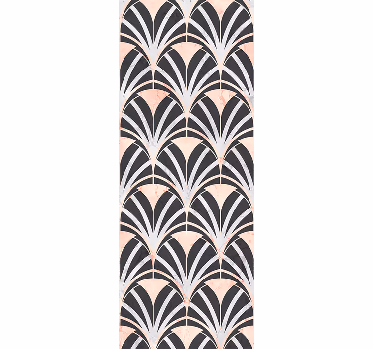 Tapetas miegamajam su art deco marmuro efektu - „Tenstickers“