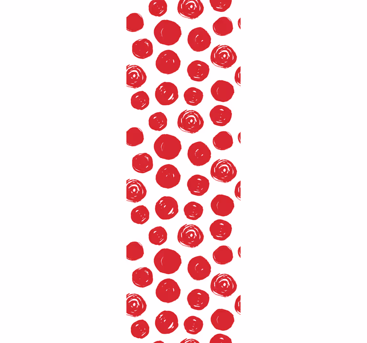 Tapetas miegamajam dideliais taškeliais - „Tenstickers“