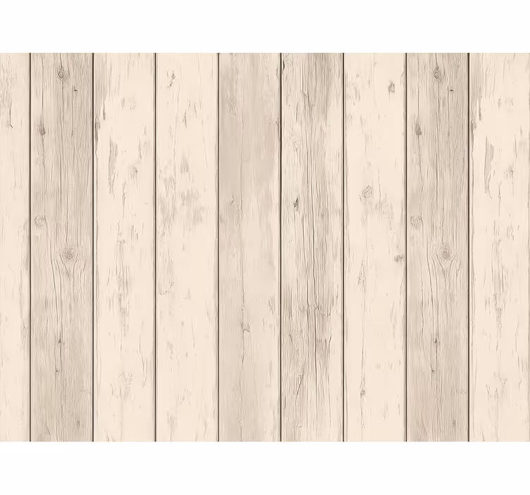 Tapetai medžio imitacija šiltai baltos senovinės medienos - „Tenstickers“