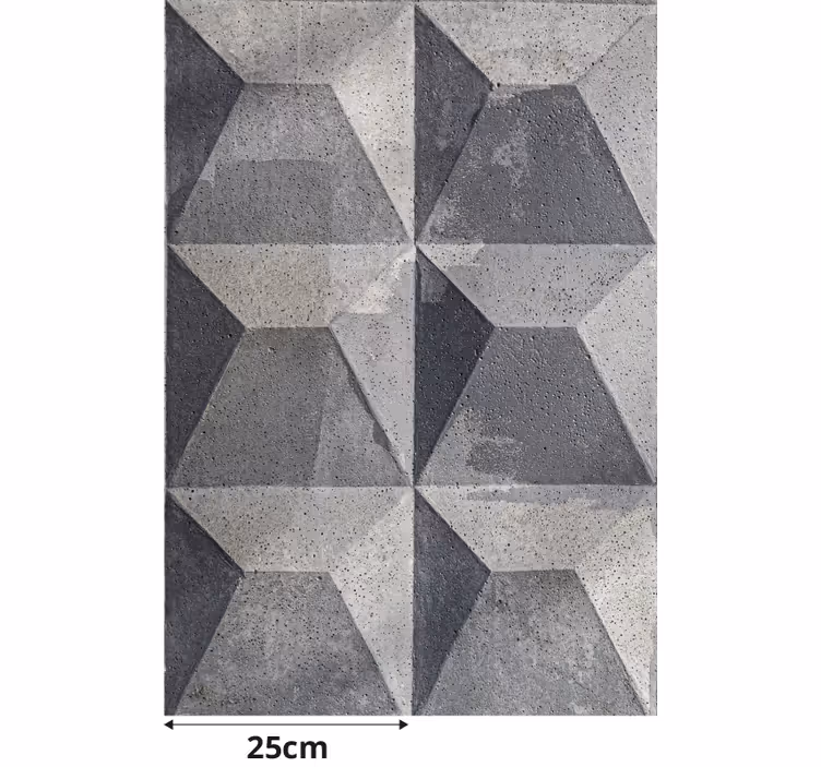 Pilka tapeta su "béton brut" tekstūra - „Tenstickers“