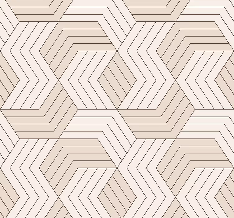 Geometriniai tapetai su kubeliais - „Tenstickers“