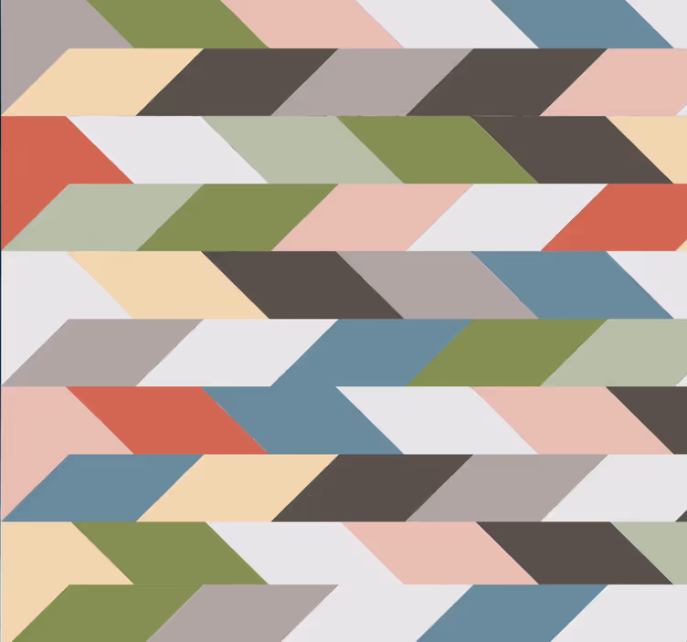 Modernūs geometriniai tapetai - „Tenstickers“