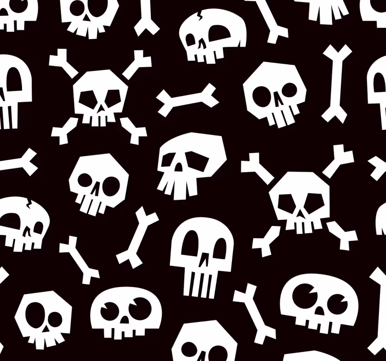 Halloween skeletas w tapetai - „Tenstickers“