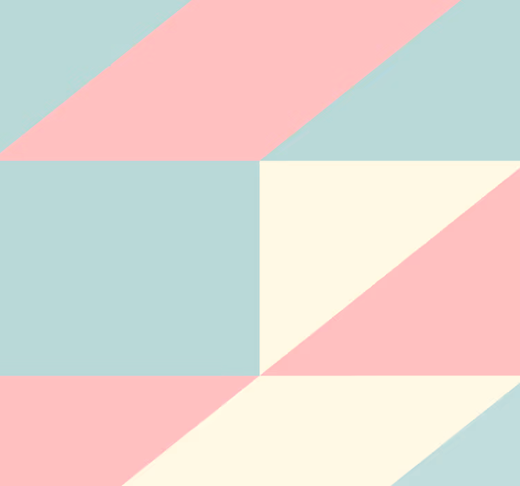 Geometrinis trikampis tapetai - „Tenstickers“