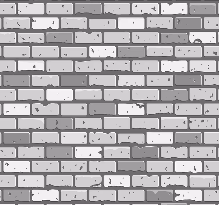 Tekstūruotos plytos mūro tekstūros tapetas - „Tenstickers“