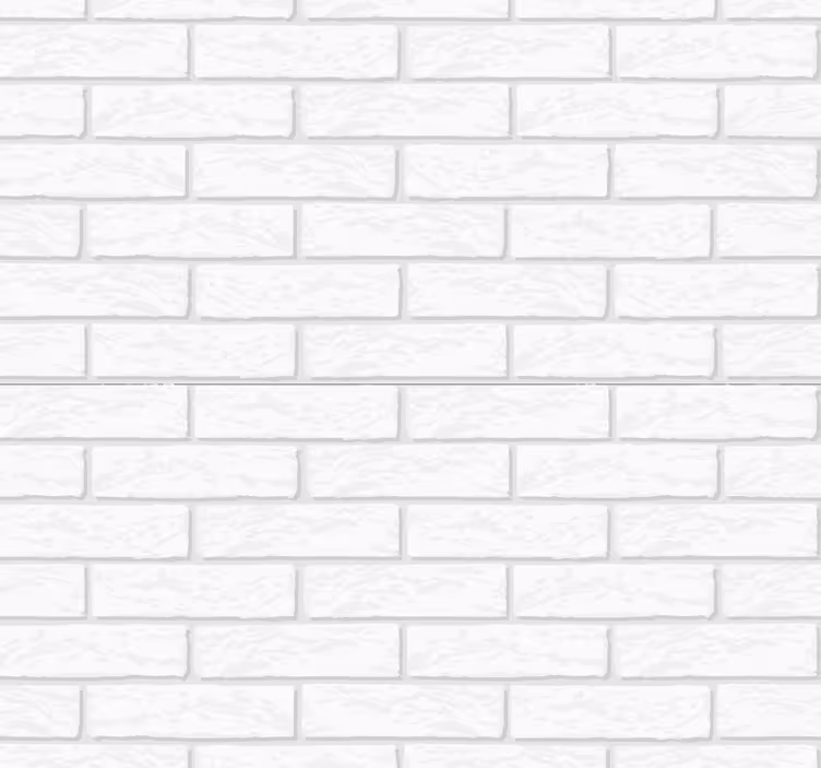 Baltos dėmės plytų tapetai - „Tenstickers“