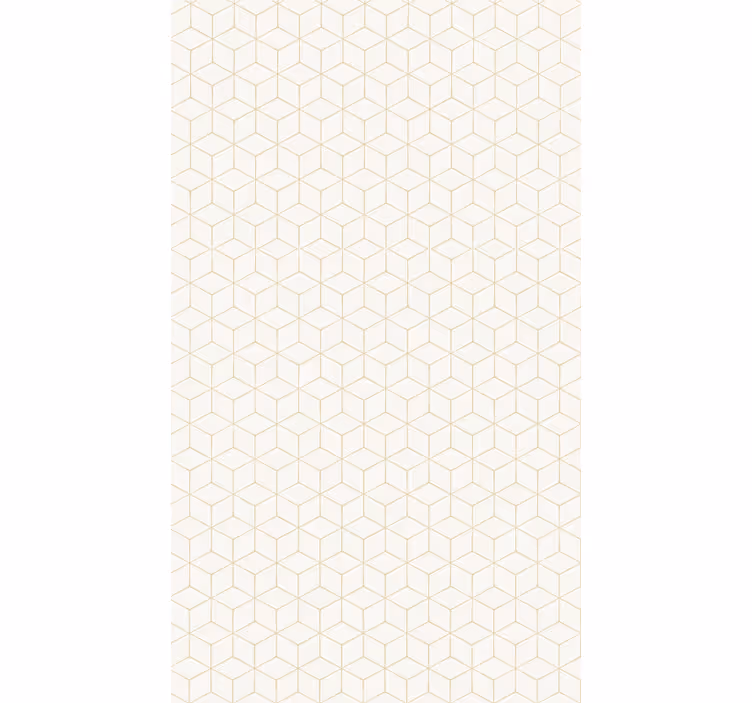 Modernūs geometrinės perspektyvos nuogi tapetai - „Tenstickers“