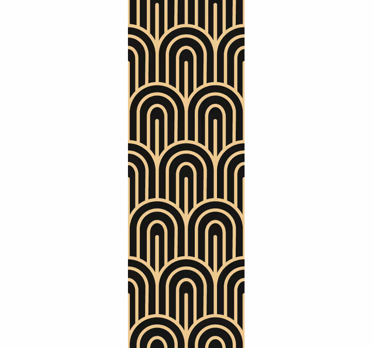 Geometrinė arka geometrinis raštų tapetas - „Tenstickers“