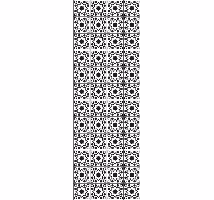 Geometrinių plytelių ansamblis Plytelės tapetas - „Tenstickers“