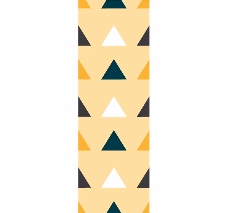 Spalvoti trikampiai geometriniai trikampiai tapetai - „Tenstickers“
