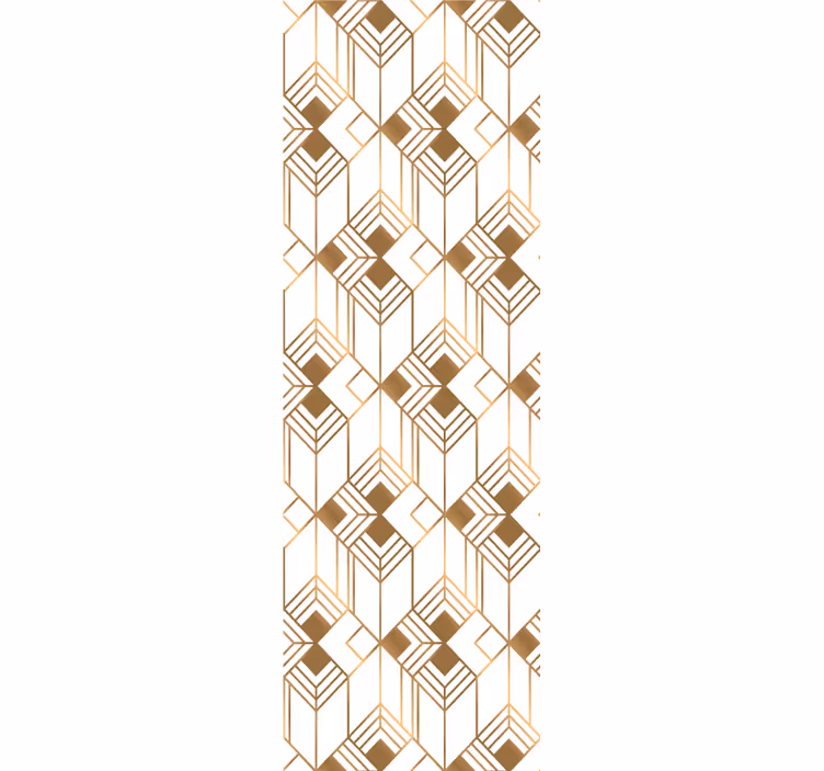 Geometrinės linijos meno dryžuotas tapetai - „Tenstickers“