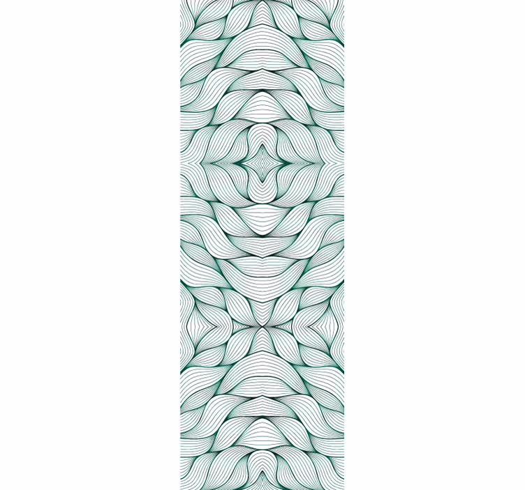 Lapų tapetas geometriniu raštu - „Tenstickers“