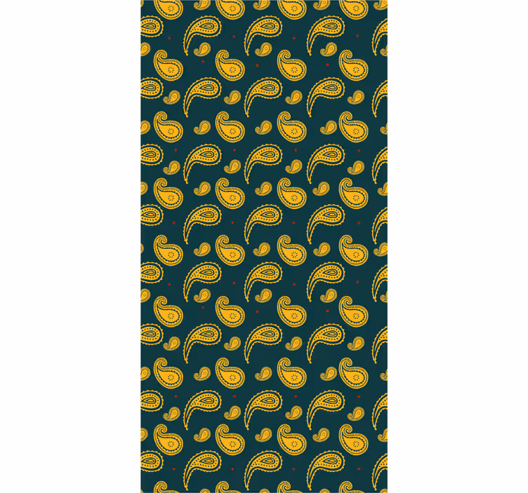 Paisley motyvo dizainas ornamentinės tapetos - „Tenstickers“