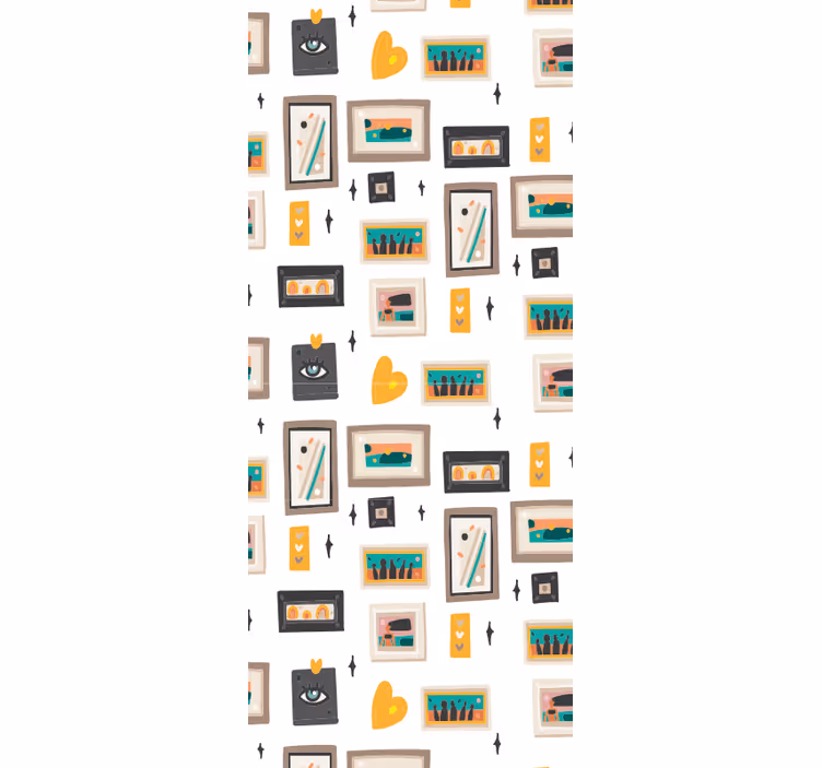 Retro biuro motyvai pramoniniai tapetai - „Tenstickers“