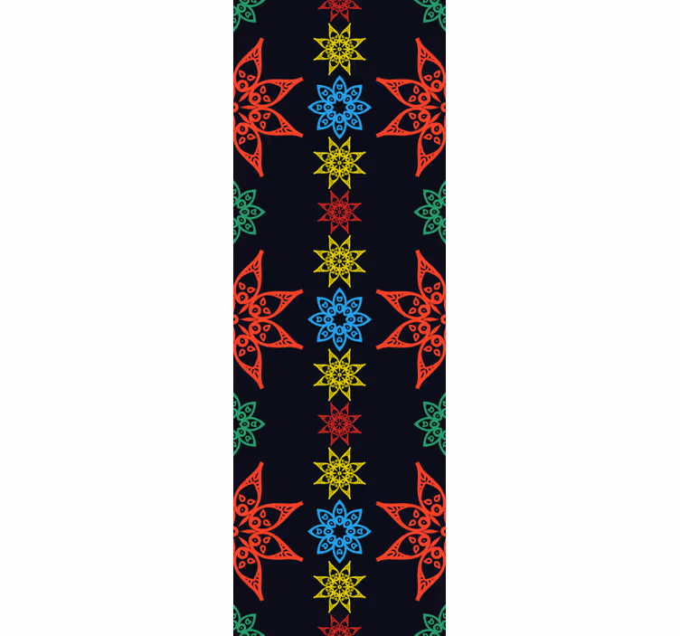 Gėlių ornamentika ornamentinės tapetos - „Tenstickers“