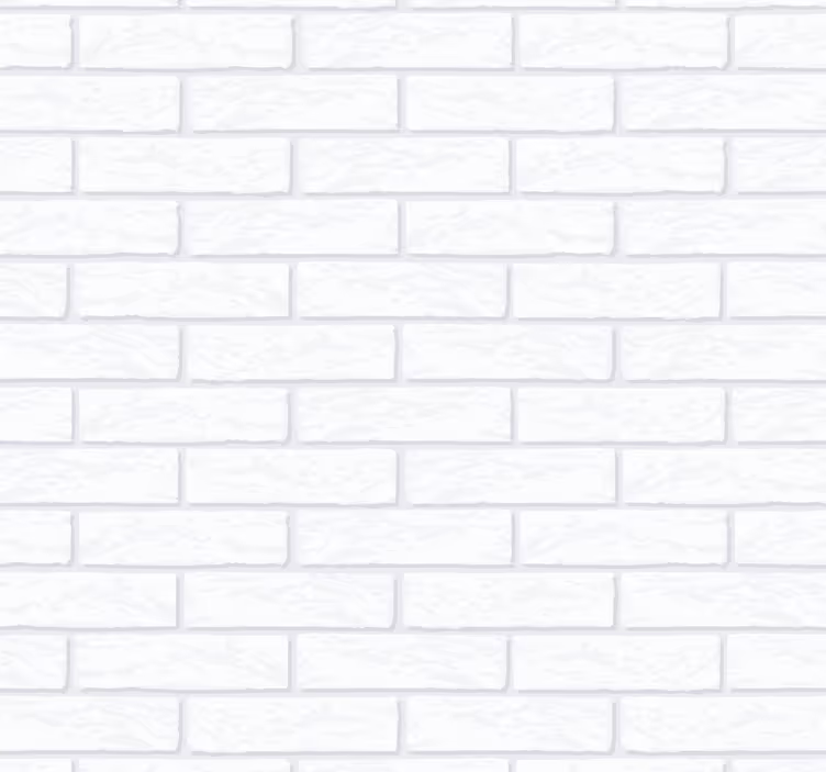 Baltų plytų raštų plytų tapetai - „Tenstickers“