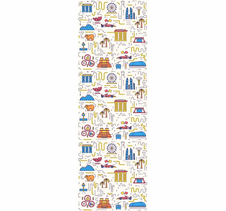 Smagus miesto vaizdas miesto tapetai - „Tenstickers“