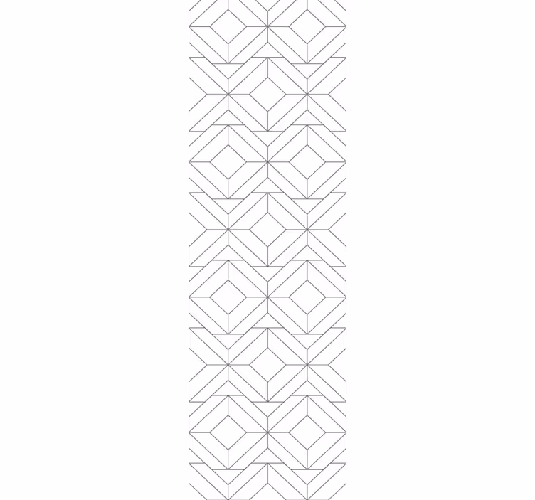 Kubinis modelis geometrinis raštų tapetas - „Tenstickers“