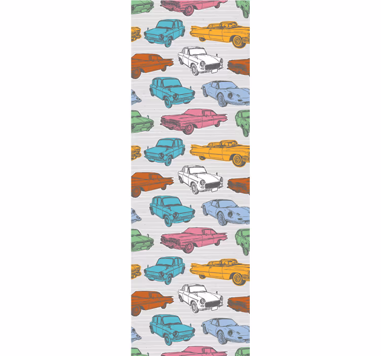 Spalvingi klasikiniai automobiliai klasikiniai tapetai - „Tenstickers“