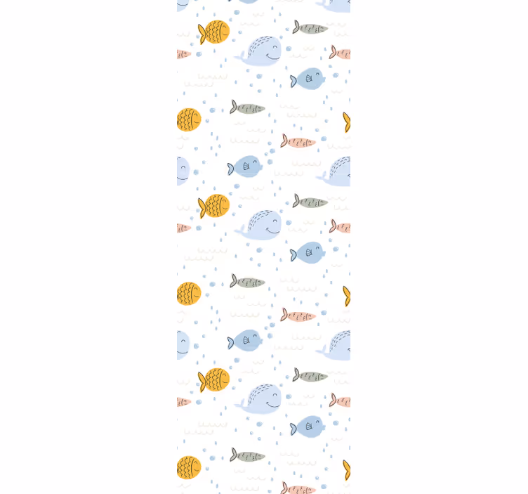 Vandens motyvas žuvų tapetas - „Tenstickers“