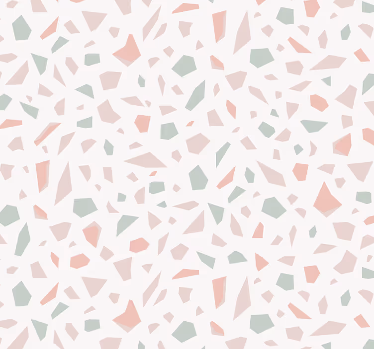 Teraco įkvėpimas geometrinis raštų tapetas - „Tenstickers“