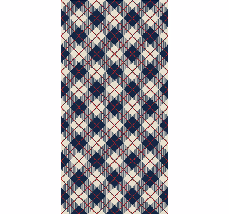 Argyle modelis geometrinis raštų tapetas - „Tenstickers“