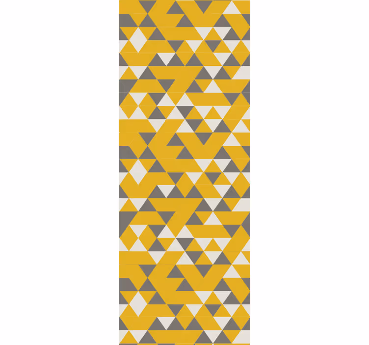 Geometrinio trikampio ansamblis geometrinis raštų tapetas - „Tenstickers“