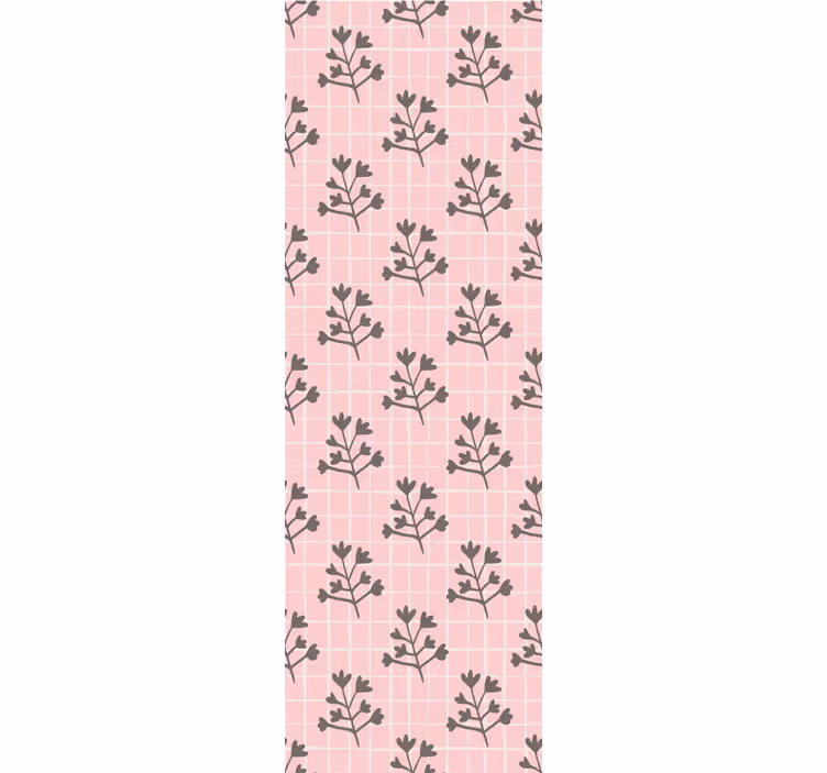 Botaninis tinklelio modelis lapų tapetas - „Tenstickers“