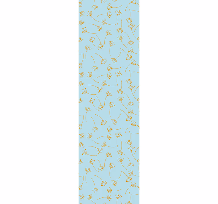Botaninis linijinis menas tapetai geles - „Tenstickers“