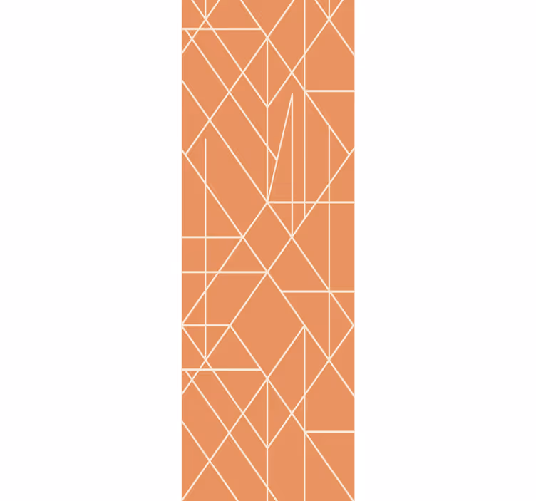 Geometrinė linijinė geometrinis raštų tapetas - „Tenstickers“