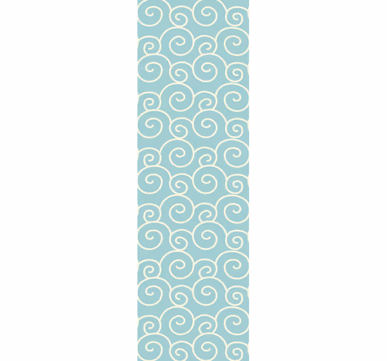 Besisukančios spiralės ornamentinės tapetos - „Tenstickers“