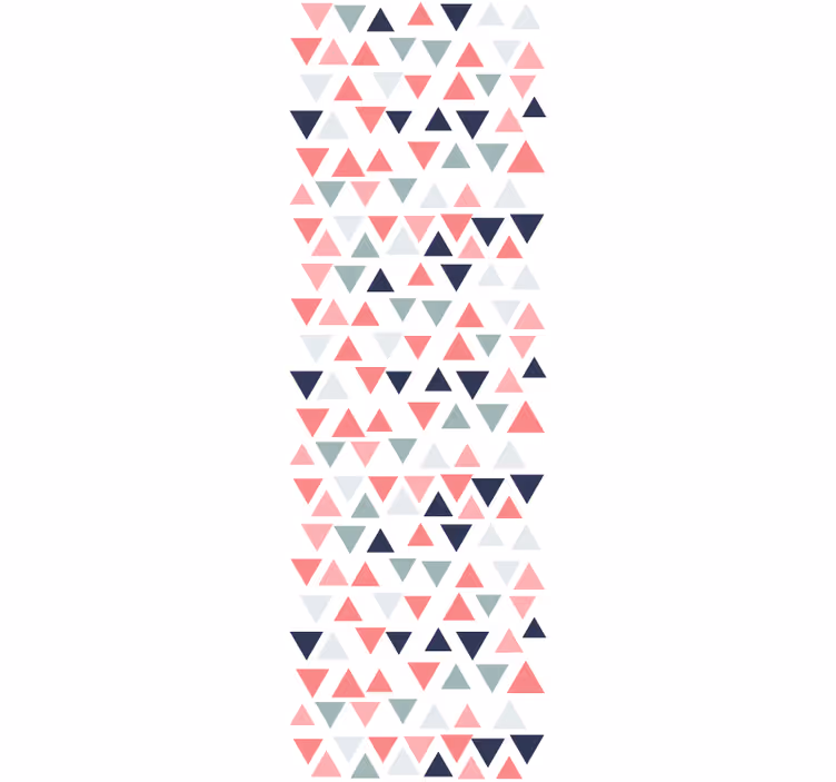 Geometrinio trikampio motyvas geometrinis raštų tapetas - „Tenstickers“