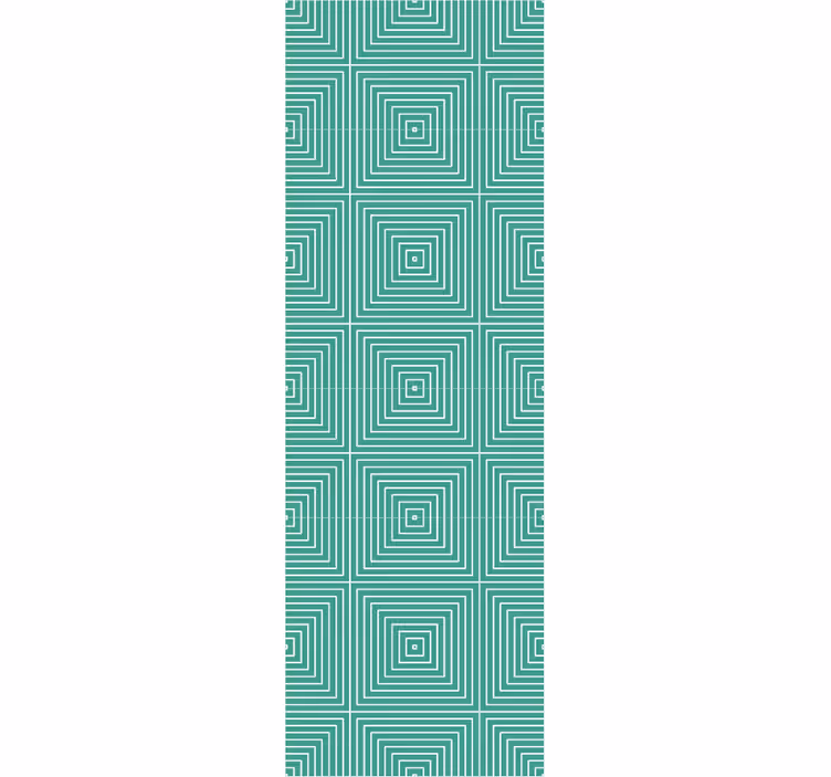 Kvadratinis spiralės raštas geometrinis raštų tapetas - „Tenstickers“