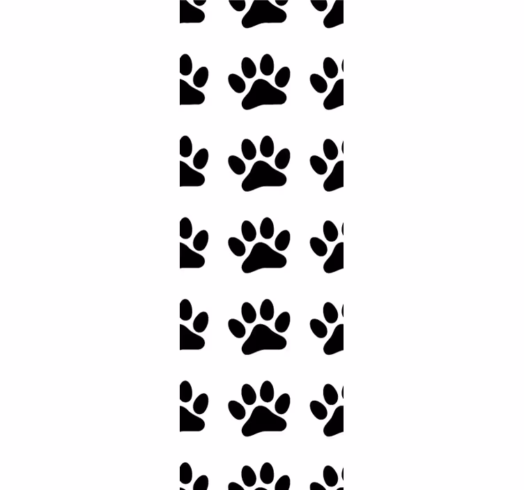Letenų rašto dizainas katinų tapetas - „Tenstickers“