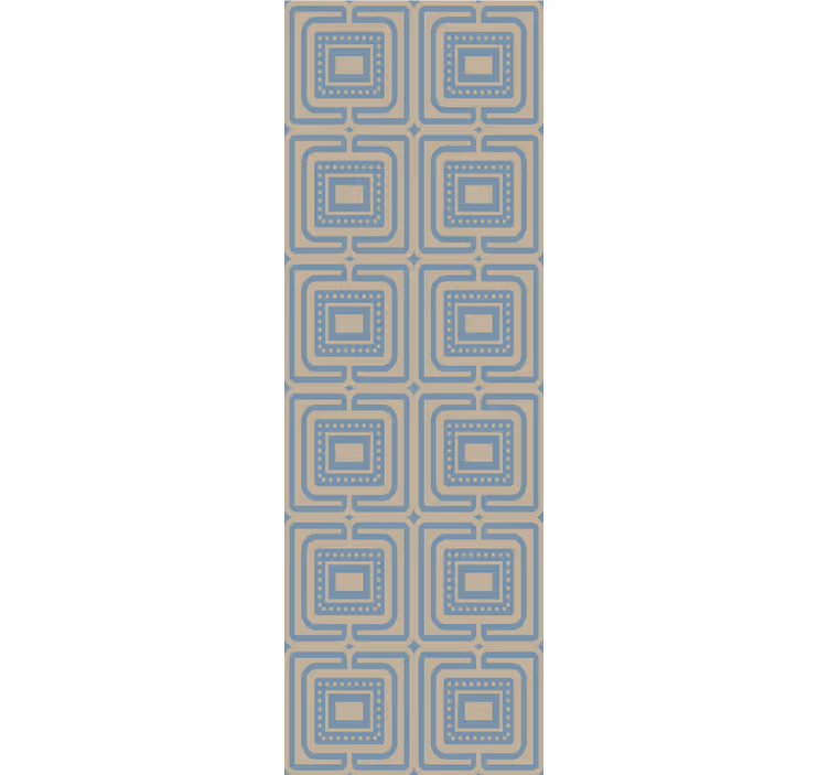 Geometriniai retro kvadratai geometrinis raštų tapetas - „Tenstickers“