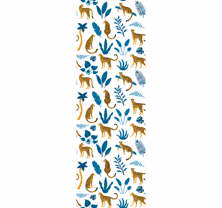 Džiunglių fauna flora gyvūnų tapetai - „Tenstickers“