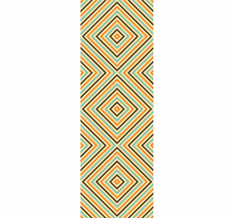 Geometrinis rombas geometrinis raštų tapetas - „Tenstickers“