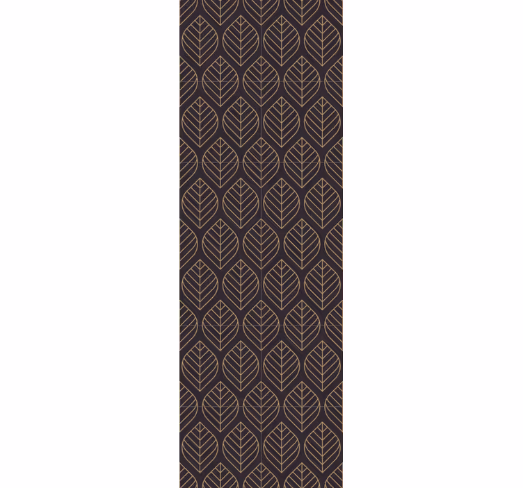Lapų rašto elegancija lapų tapetas - „Tenstickers“