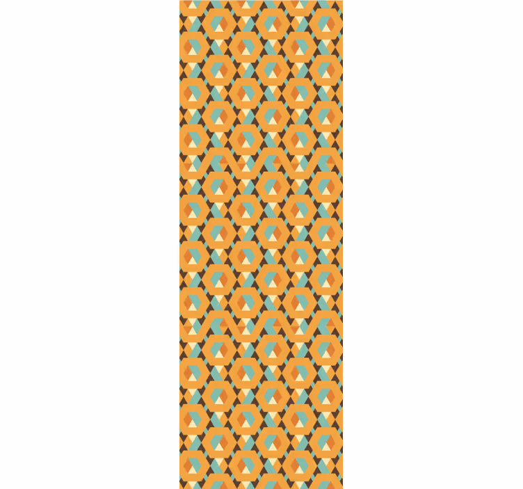 Geometrinis retro raštas geometrinis raštų tapetas - „Tenstickers“