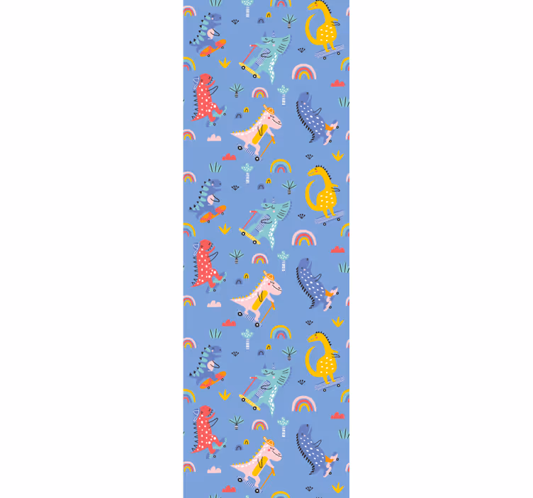 čiuožimo dinozaurai dinozaurų tapetai - „Tenstickers“