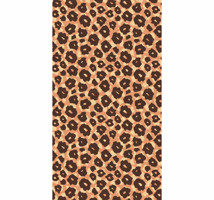 Aksominio klasikinio leopardo imitacijos tapetai - „Tenstickers“