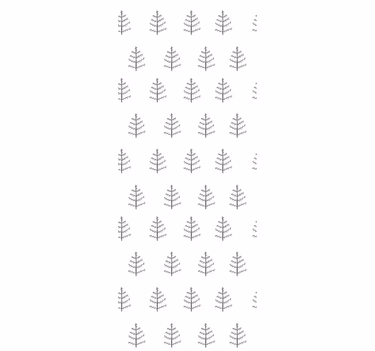 Supaprastinta botaninė lapų tapetas - „Tenstickers“